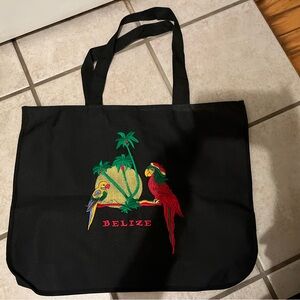 Large tote with Belize embroidery, New w/out‎ Tags